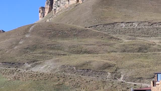 View of mount Elbrus and mount the Sphinx