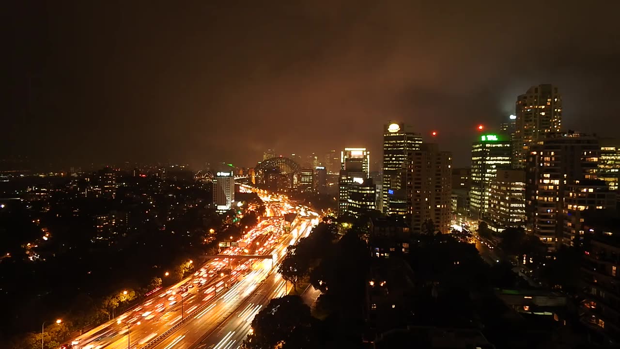 FREE NO COPYRIGHT 4K HD VIDEO OF VIEW OF CITY IN TIMELAPSE MODE