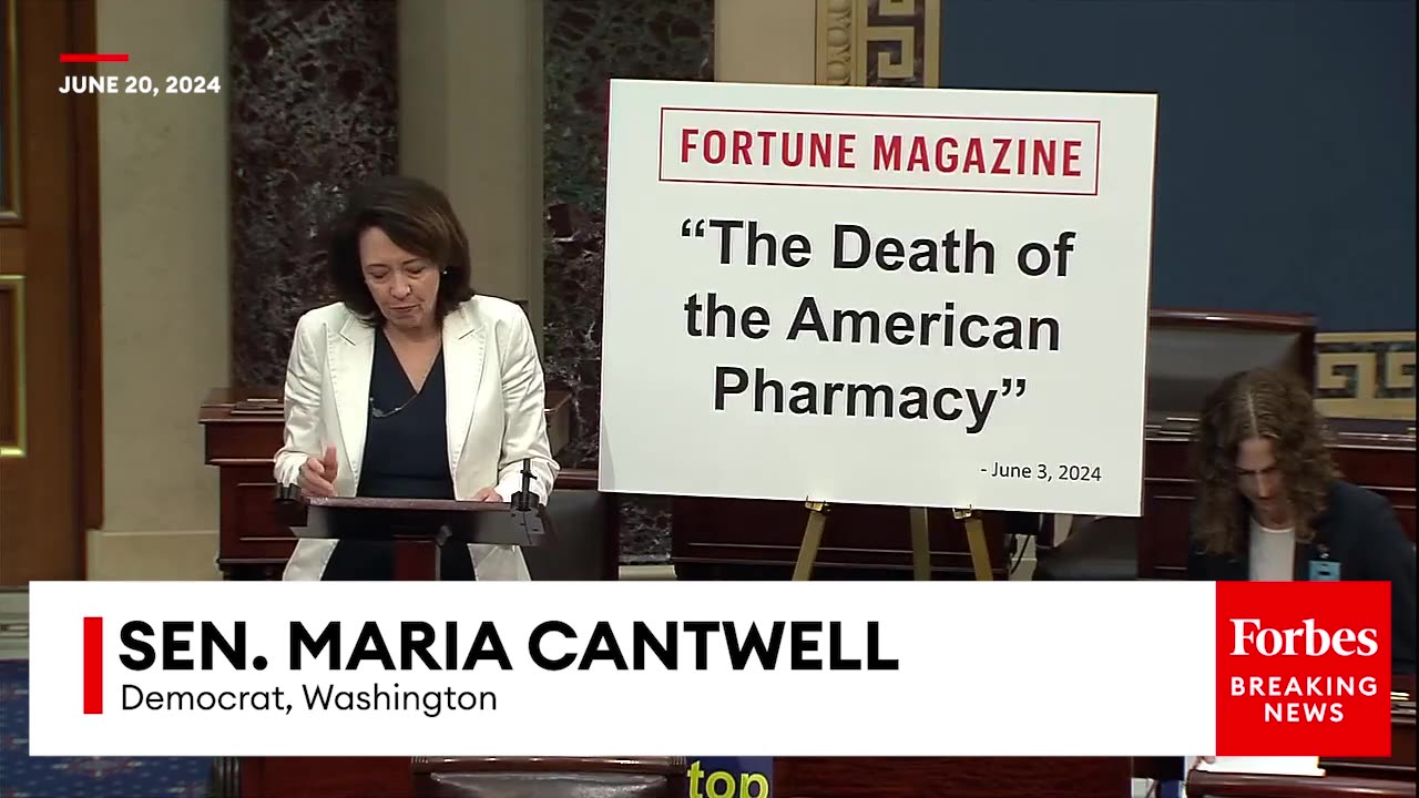 'That's The Scheme'- Maria Cantwell Denounces PBMs For Causing Costs To 'Rise And Rise' In The US