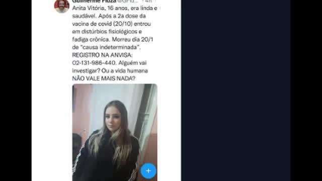 ANITA VITORIA 16 AÑOS CONSECUENCIA DE LA CACUNA