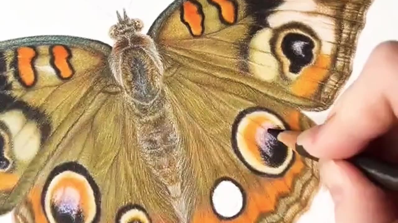 painting butterfly beautiful short video/trending/drawing