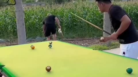 Funny Video Billiards million views