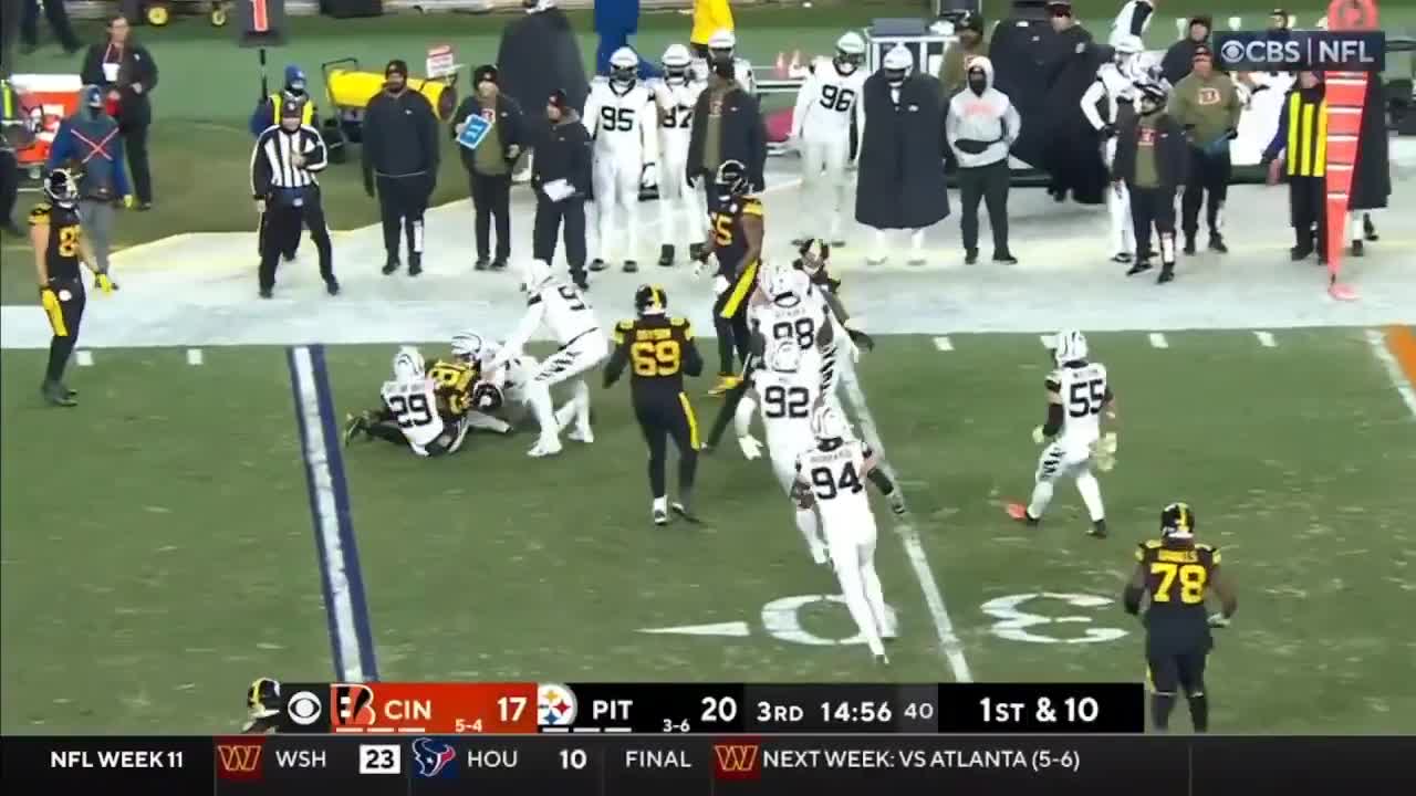 NOW Cincinnati Bengals vs. Pittsburgh Steelers Full Highlights 3rd QTR | NFL Week 11, 2022 PART 1