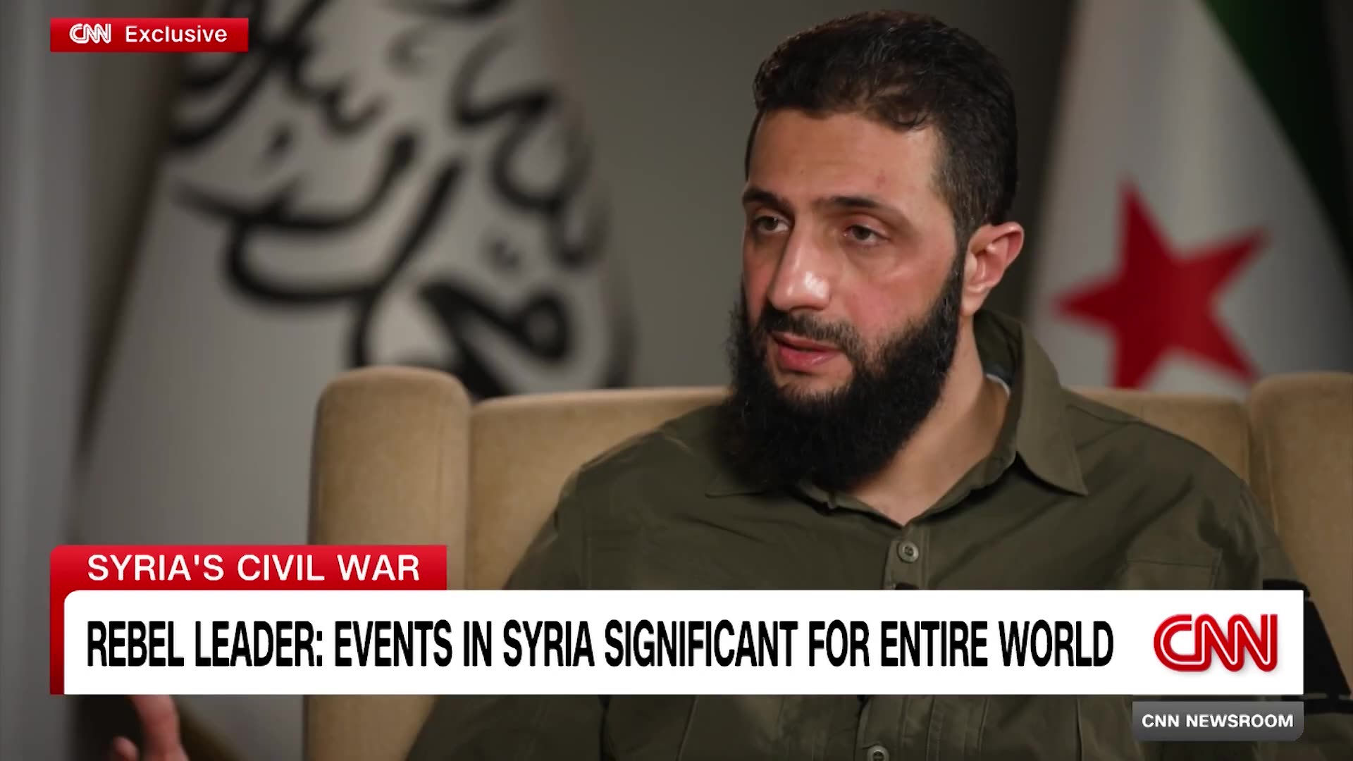 CNN Exclusive: Syrian rebel leader says goal is to overthrow Assad regime