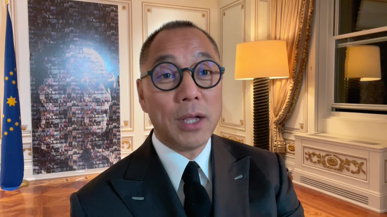 20211107文贵先生GETTR：尊敬的战友们好……工作了一整天，吃了好几顿饭非常的兴奋，一切都已经开始！