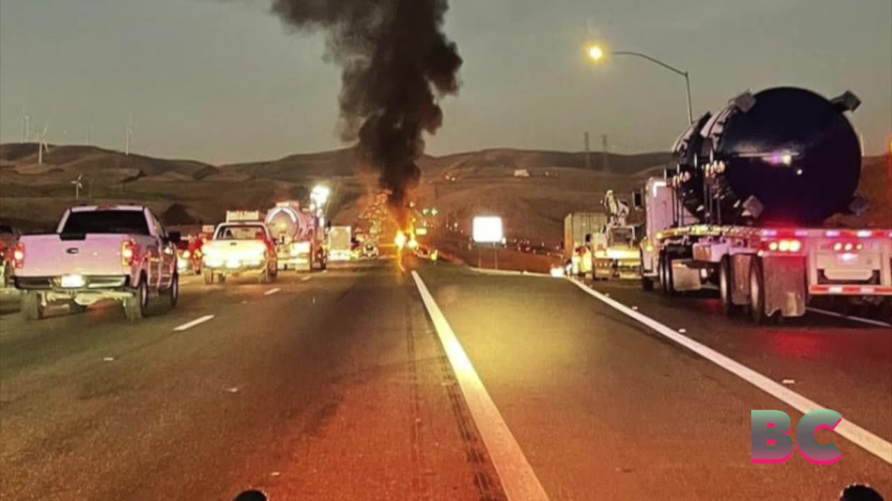 Traffic chaos caused by 30K pounds of melted chocolate on Bay Area highway