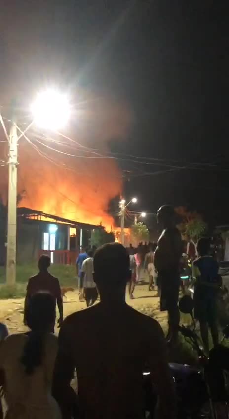 INCENDIO EL POZON SECTOR ISLAS DE LEON