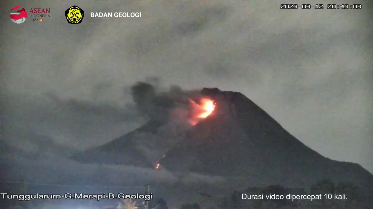 Indonesia’s Mount Merapi spews lava and ash