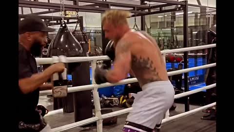 Jake Paul prepares to face Andrew Tate