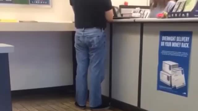 The action under the counter
