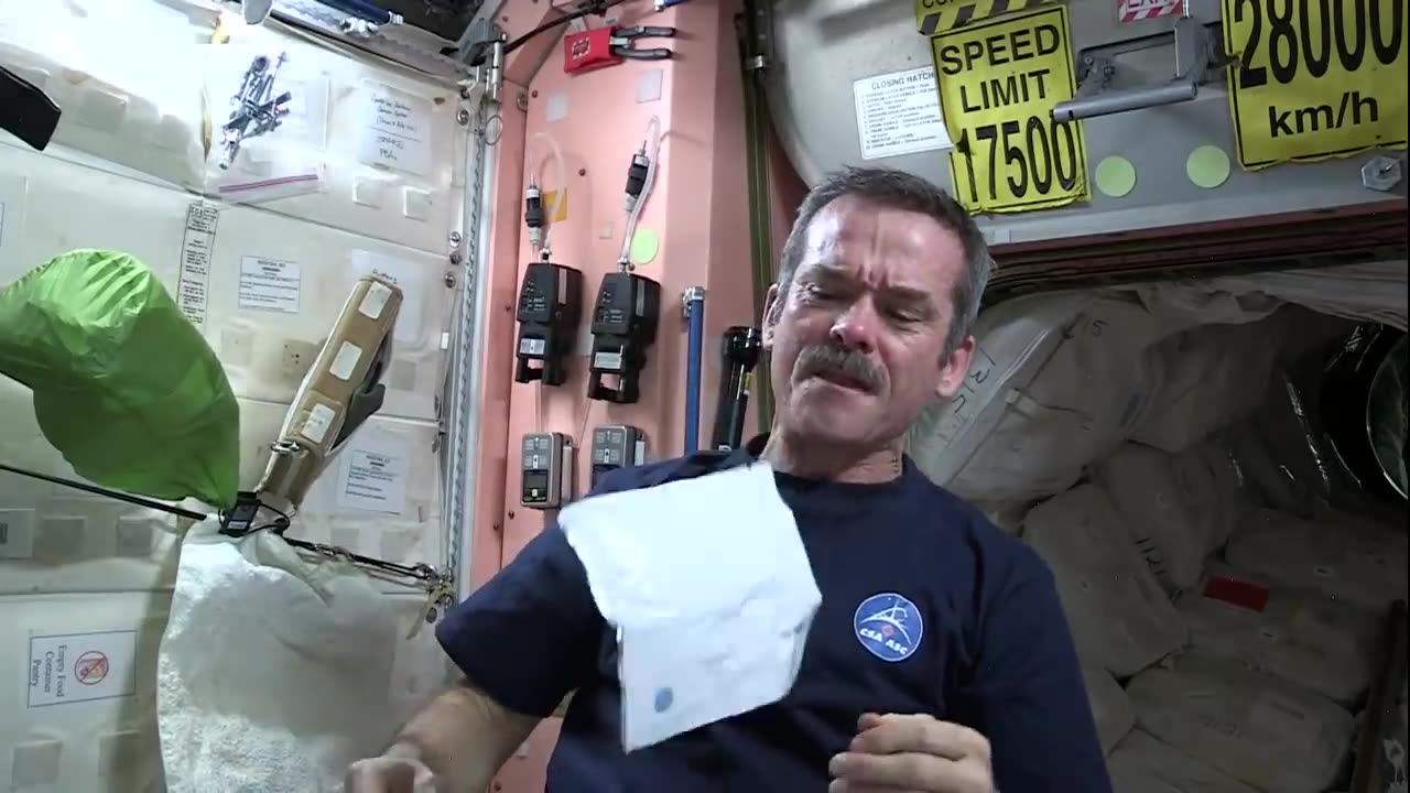 Chris hadfield's space kitchen