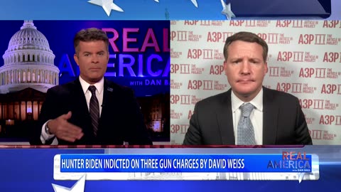 REAL AMERICA -- Dan Ball W/ Mike Davis, Hunter Biden Indicted On 3 Federal Gun Charges