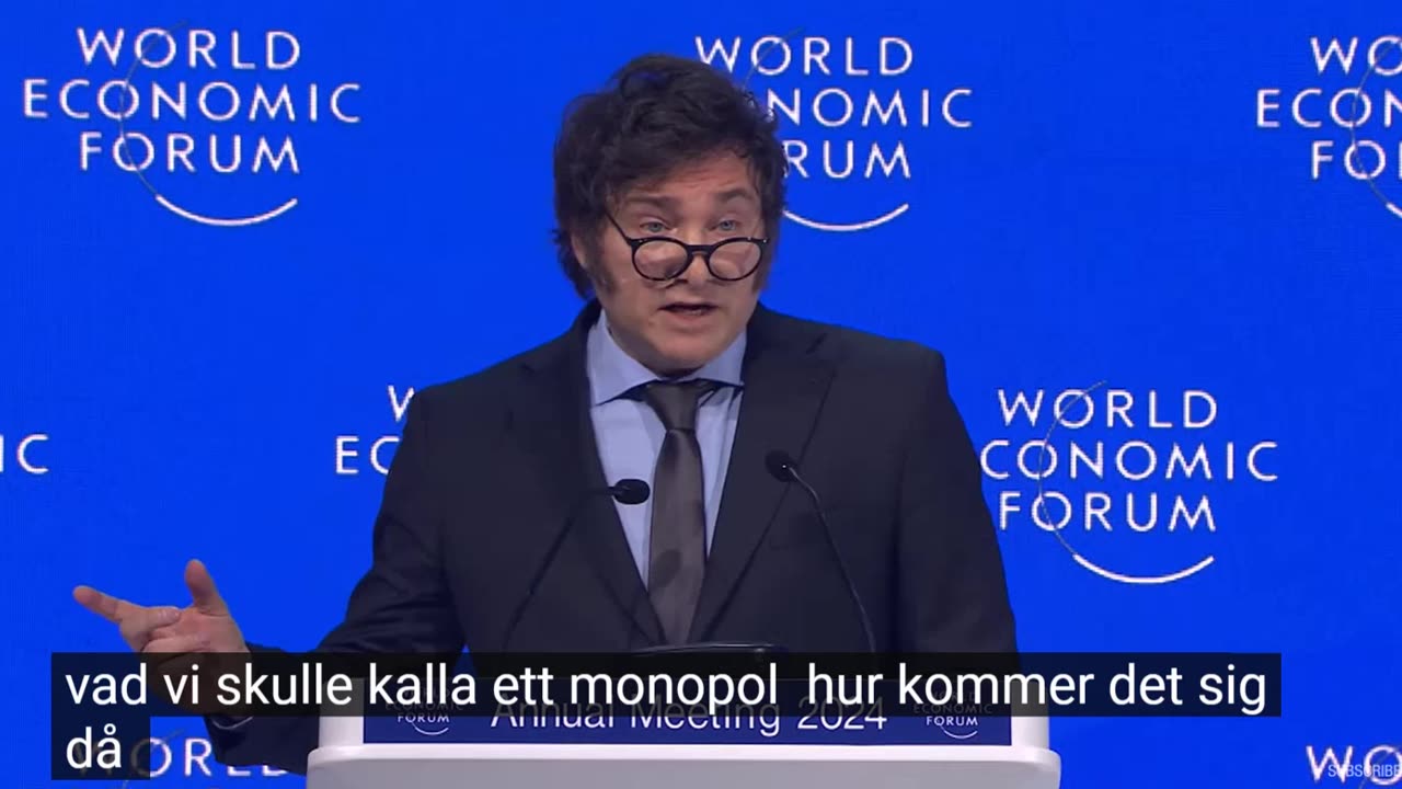 # 894 - WEF - Javier Milei talar klarspråk på mutkonferensen