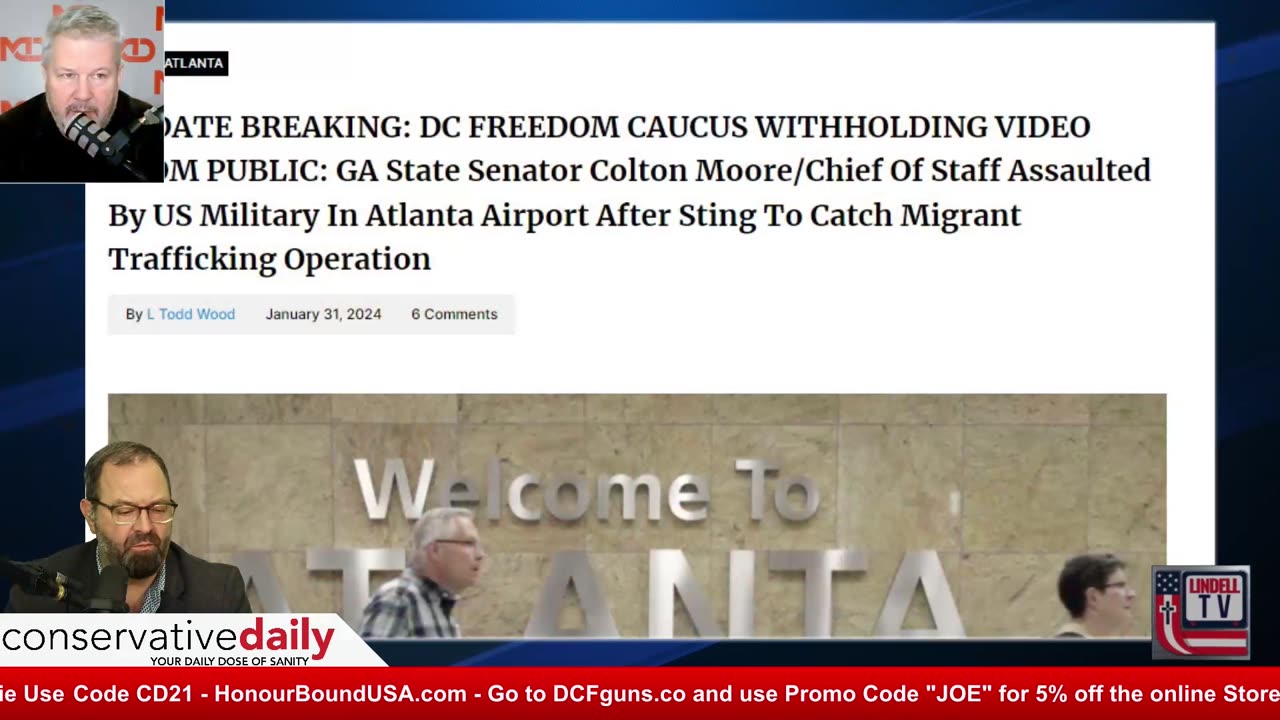 Breaking! Military Personnel Assaults Senator - Smuggling Military Aged Men in Airpot w Joe & Todd