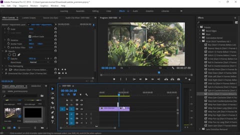 Adobe Premiere Pro – How do you apply a transition