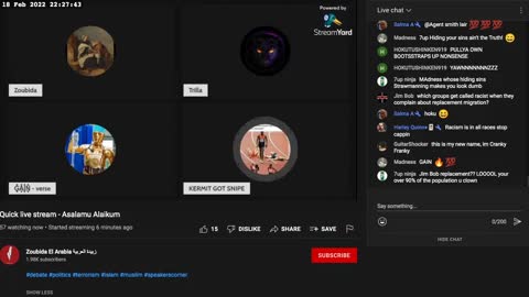 R Zoubida 2022-02-18 Quick live stream - Asalamu Alaikum #privated