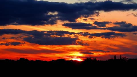 Clouds at sunset