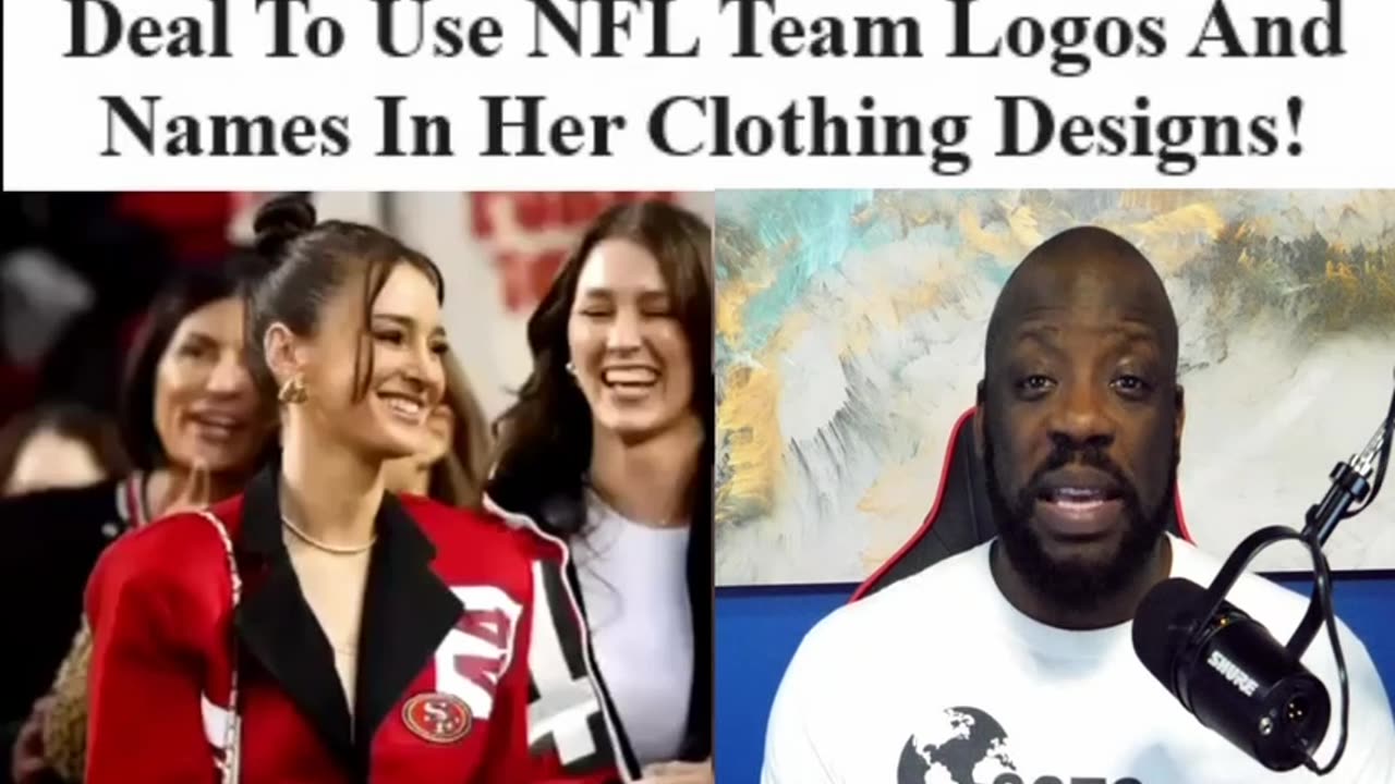 NFL White Wife Gets Deal To Make Clothing With NFL & Black Women Say Its Racist!