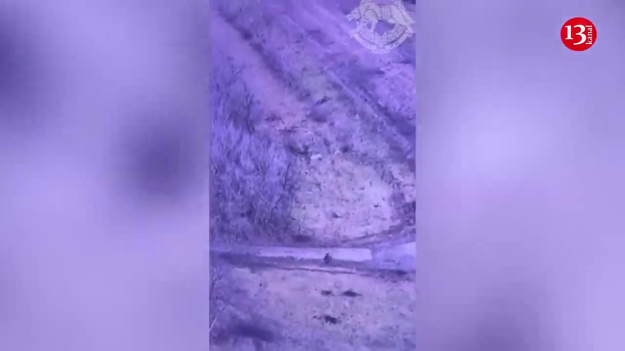 Helpless Russians trying to crawl away leaving their fellow soldiers under fire