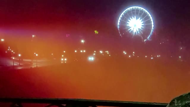 Niagara Falls lights up in support of Ukraine