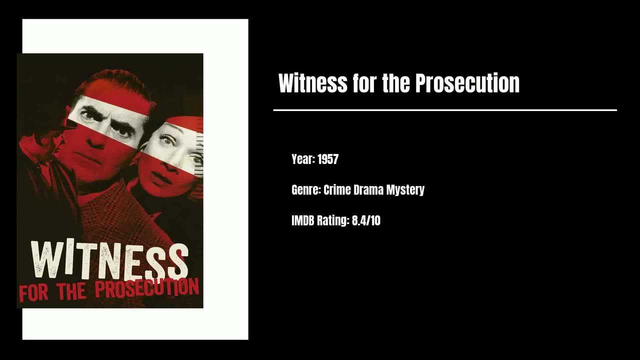 Best Movies To Watch #61 - Witness for the Prosecution