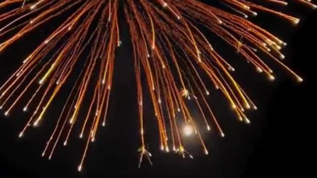 The fireworks will not be perfect until dark