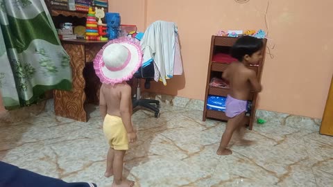 Cute baby dance