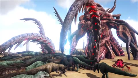 100 giganotosaurus vs ark bosses