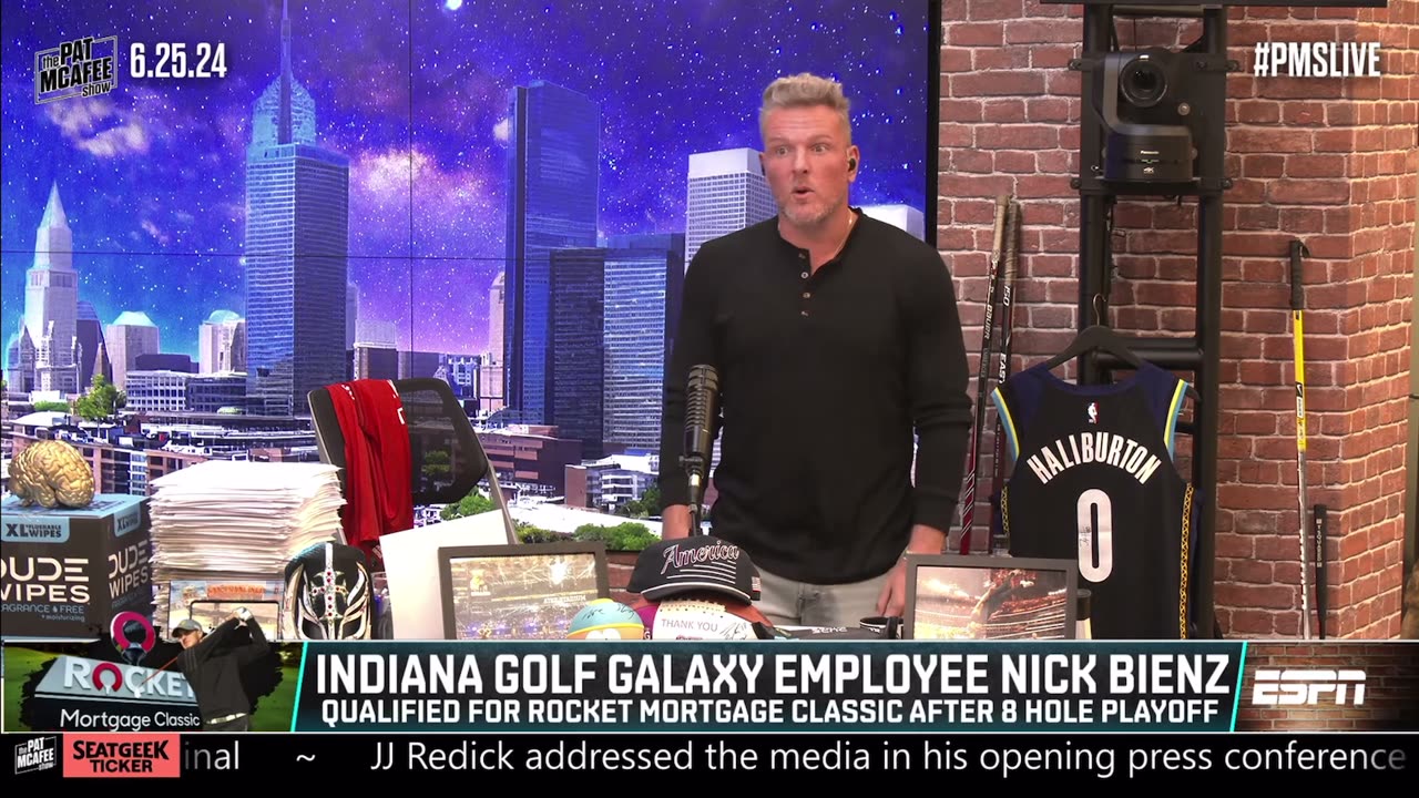 Pat McAfee talks with Nick Bienz about Golf 6/25/24