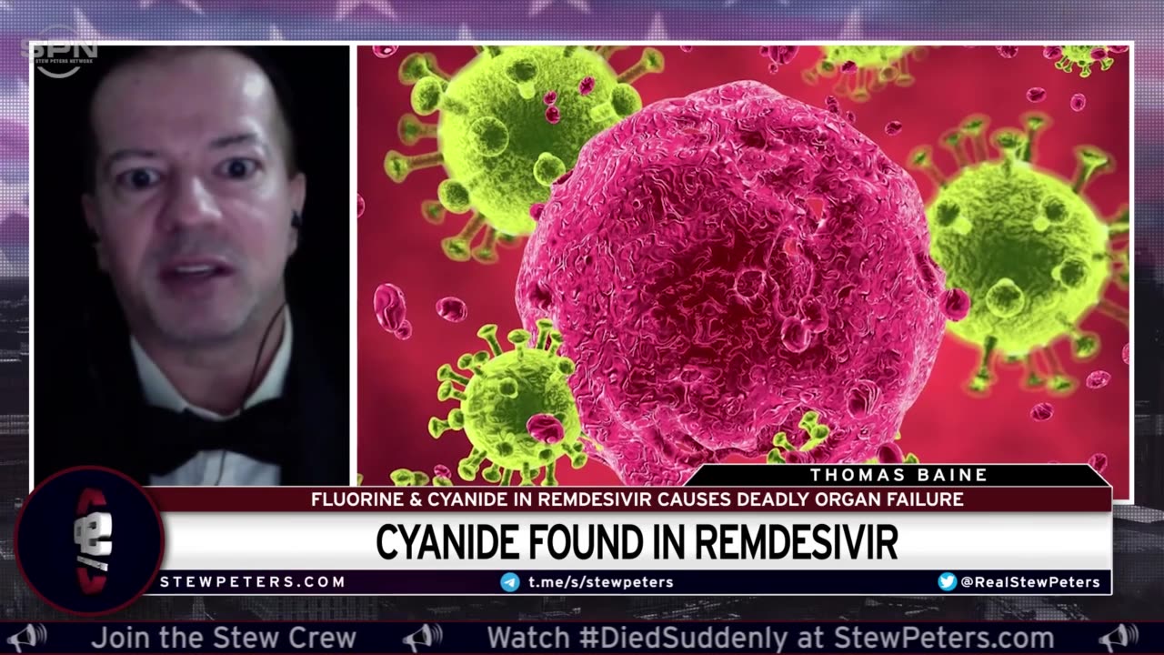 CYANIDE Found in Remdesivir: FLUORINE & CYANIDE In Remdesivir Cause DEADLY Organ FAILURE