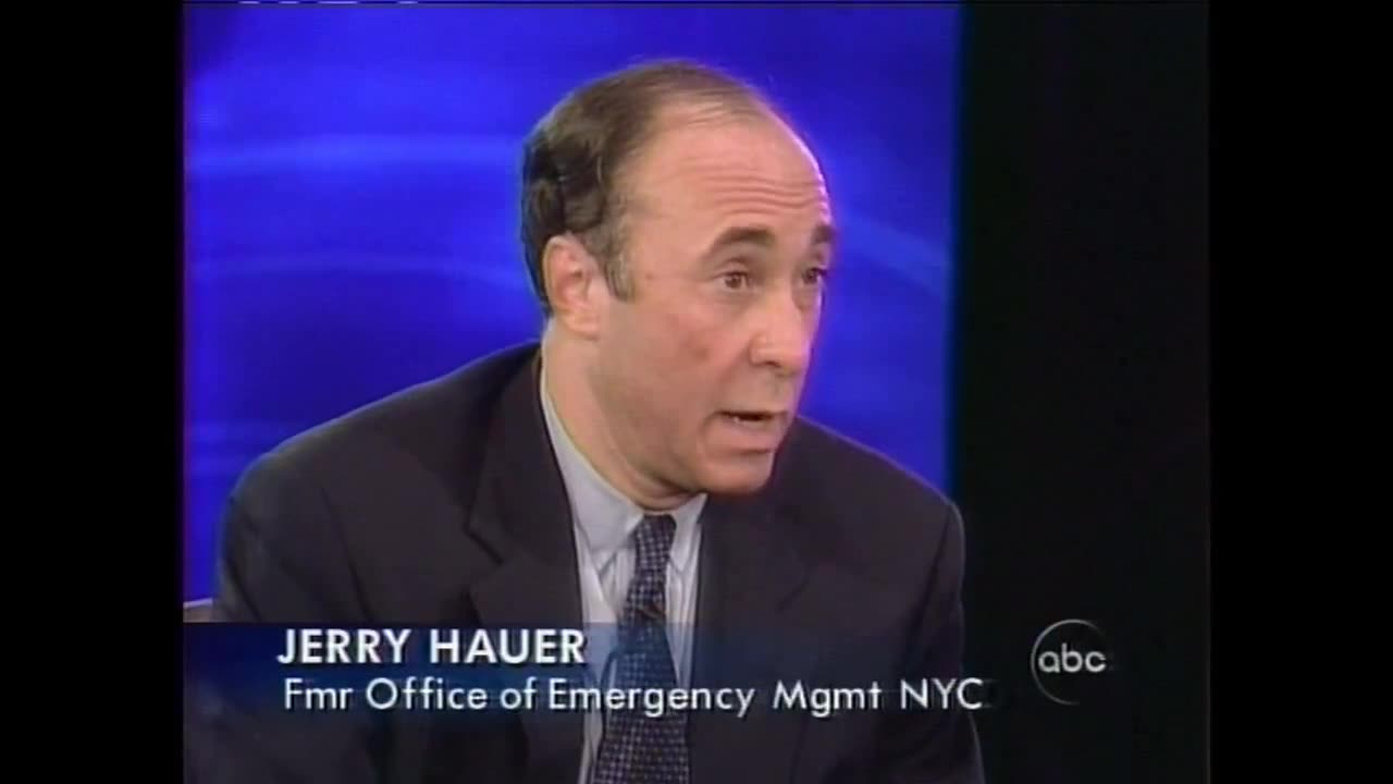 Jerry Hauer Says Gas Lines Feeding WTC Fires (ABC News)