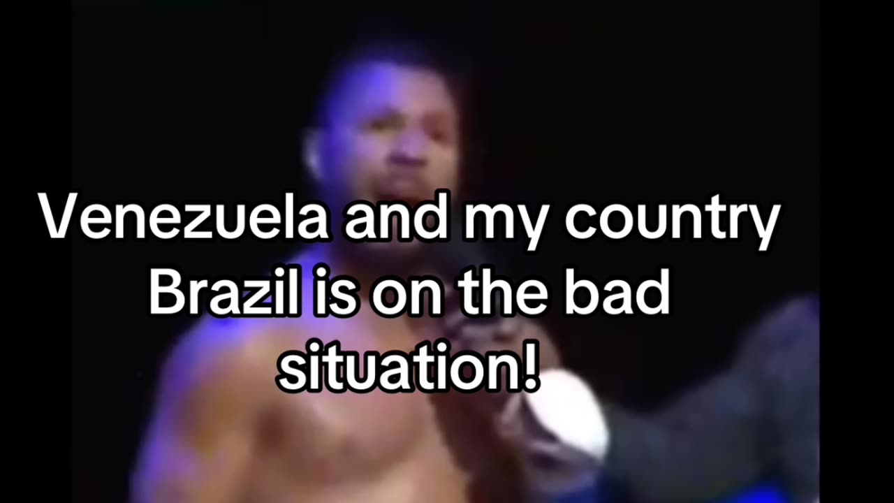 MMA Fighter Interrupts Celebration Interview to Lecture Americans!