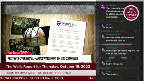 The Wells Report for Thursday, October 19,2023