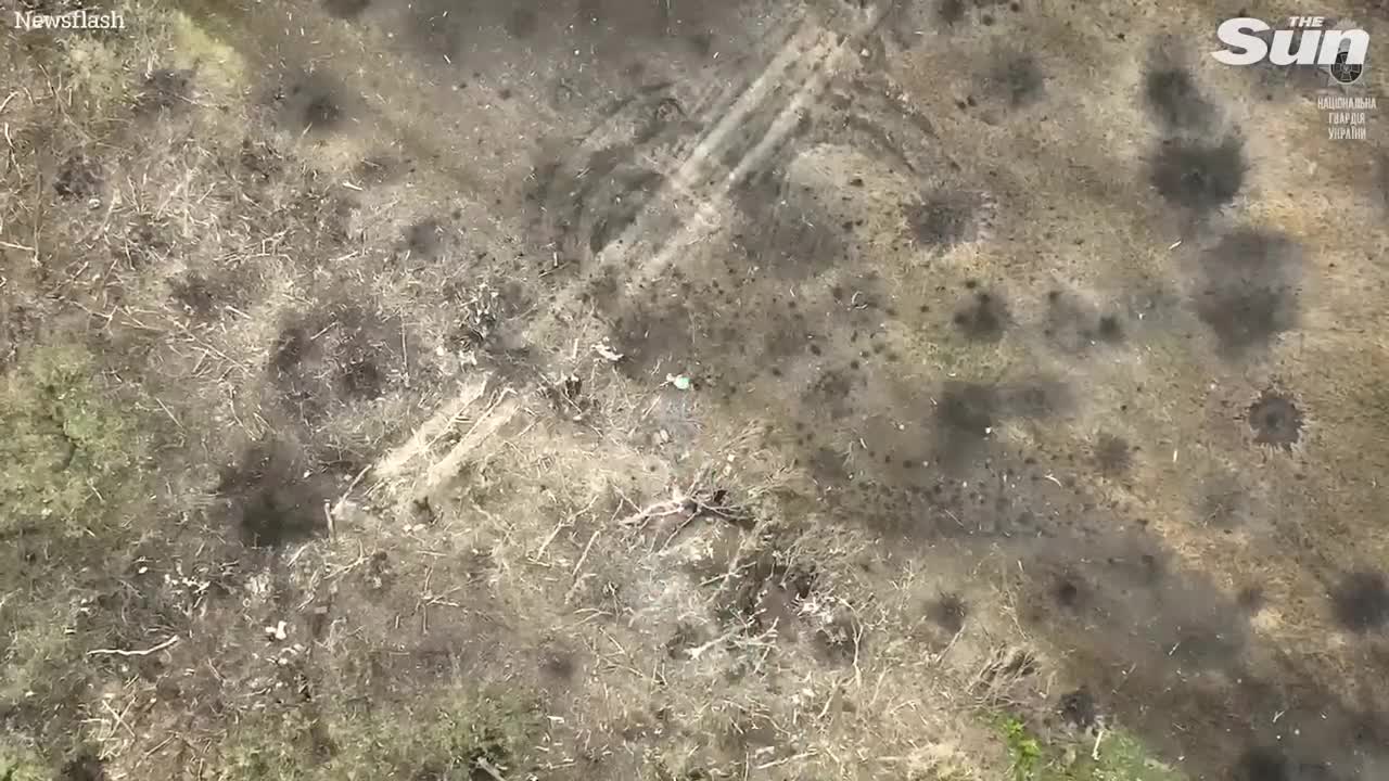 Ukrainian special forces take out Russian tanks in aerial bombardments over Donetsk_2
