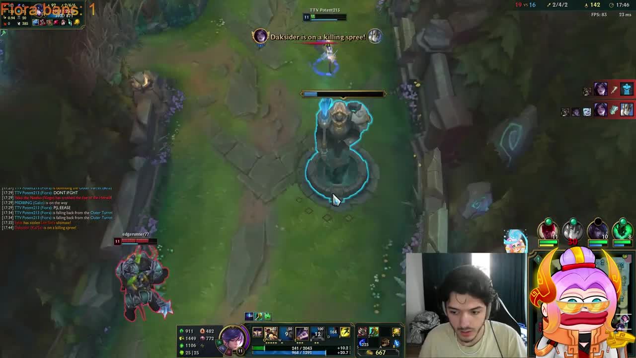 That's why Tanks hate Fiora...