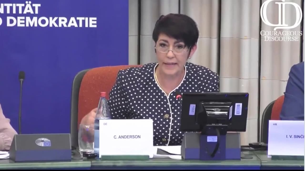 EU PARLIAMENT - MEP CHRISTINE ANDERSON - "TAKE THE POWER AWAY FROM THEM...SIMPLY SAY NO!"