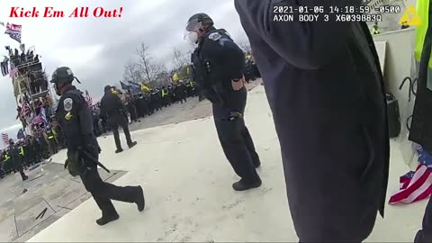 Unseen Body Cam Footage J6 Cops Agitating Crowds