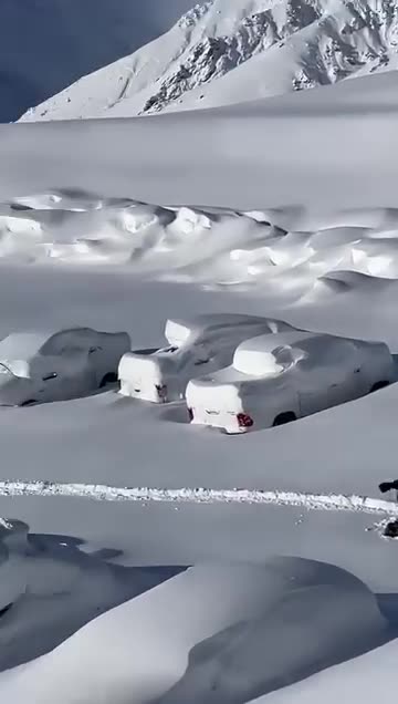The intense snow storm recorded in Las Leñas of Mendoza Province, Argentina