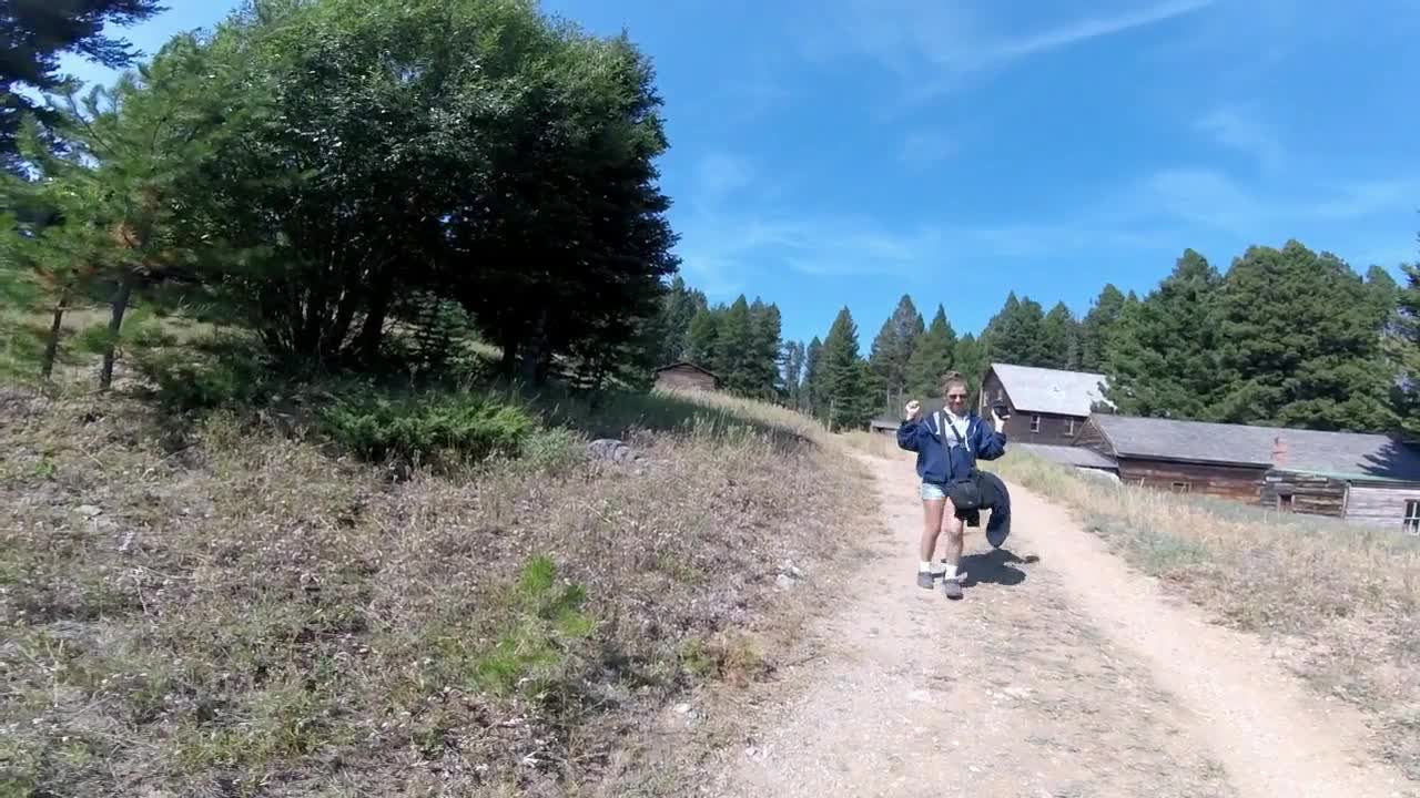 a look at a old ghost town called garnet ( mining town )