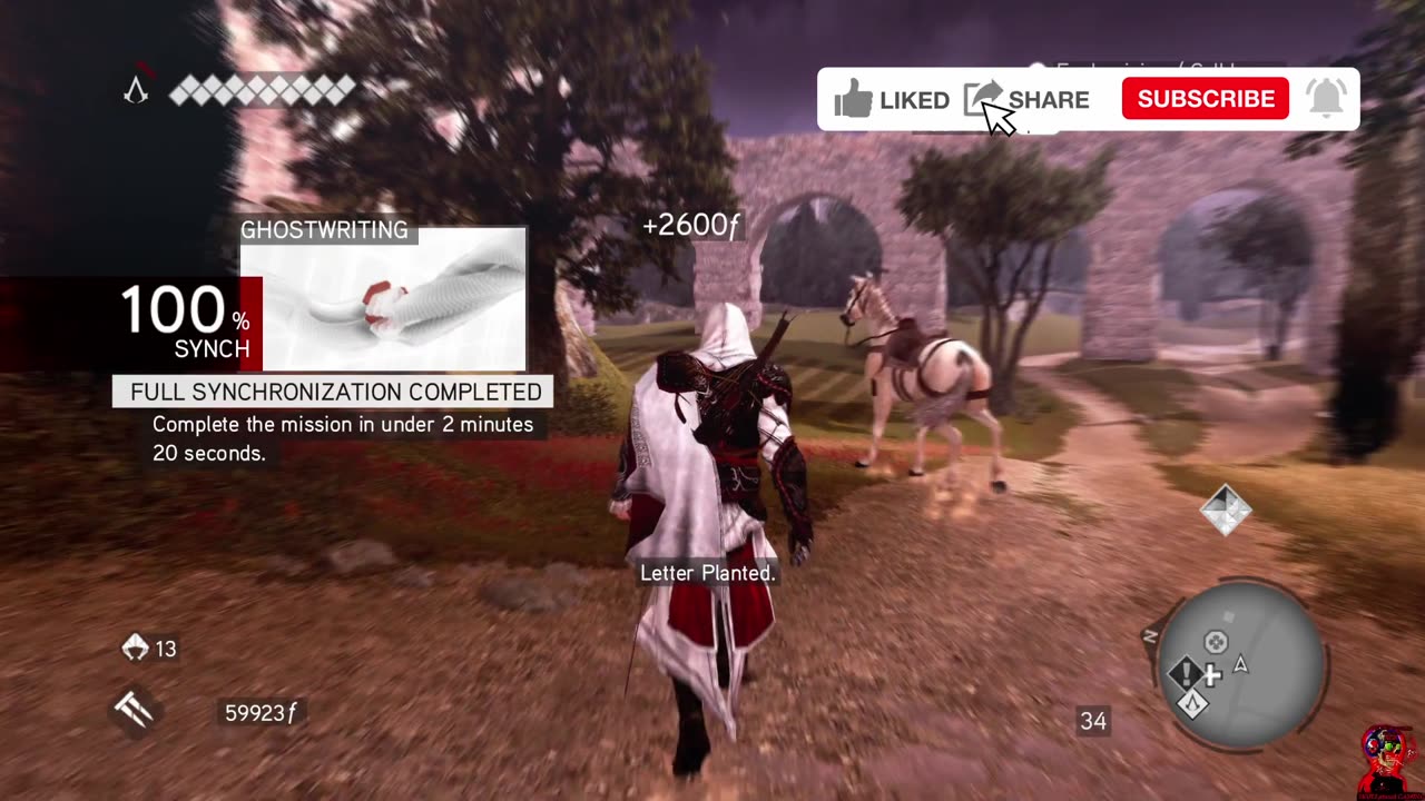 Assassin's Creed Brotherhood Leonardo Mission 4 Loose Cannon 100%