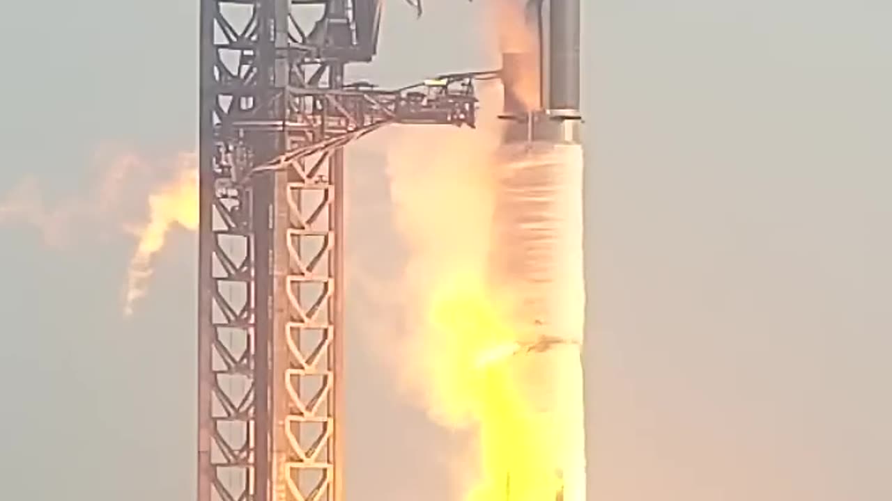 Ignition of the Most Powerful Rocket In The World- SpaceX's Starship