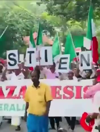 Rally in support of Palestine was held in India