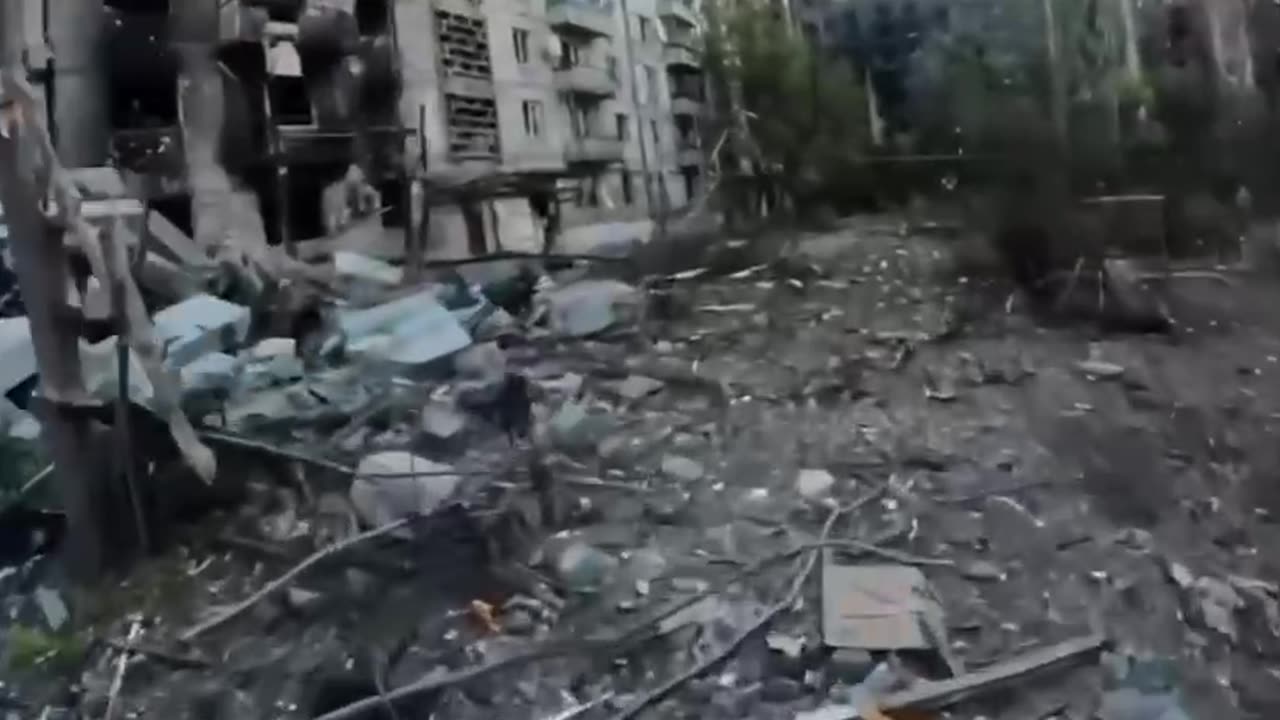 Toretsk (Dzerzhinsk). Footage from the Ukrainian camera