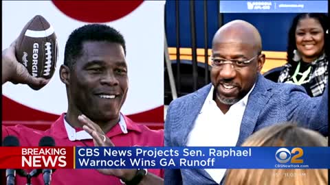 CBS News Warnock defeats Walker in Georgia runoff