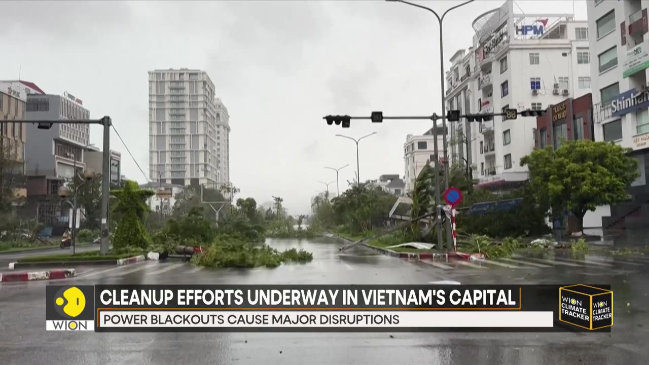 Typhoon Yagi: Floods inundate north Vietnam as death toll climbs | WION Climate Tracker