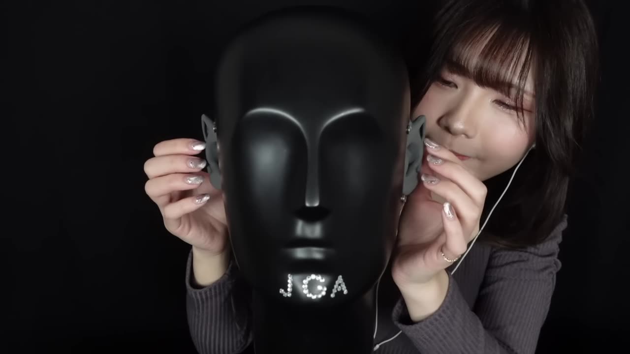 【@pugi_ASMR】タッピングと指耳かき(鼓膜無し)【ASMR】