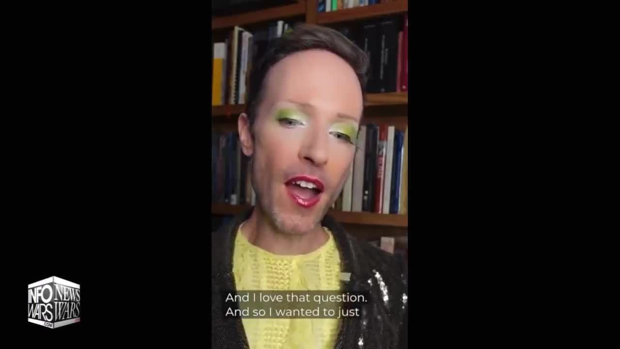 Cross Dressing Freak Wants To Talk To Your Kids