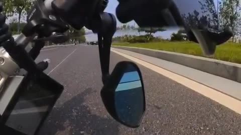 Chinese Biker Forced to be a Gymnast