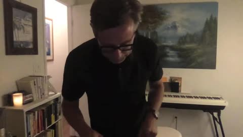 March 30, 2020 - Nick Heyward Shows Off His Goodwill Bargains