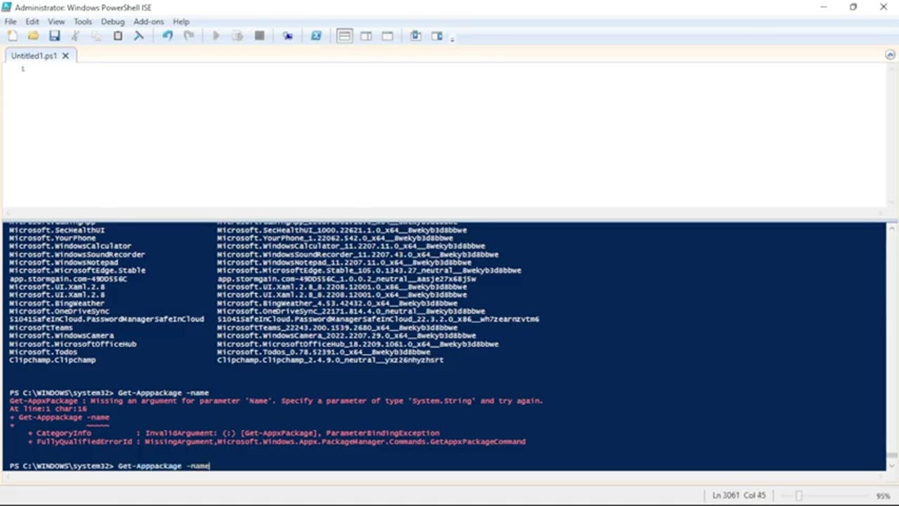 How to uninstall apps from Windows using PowerShell command line